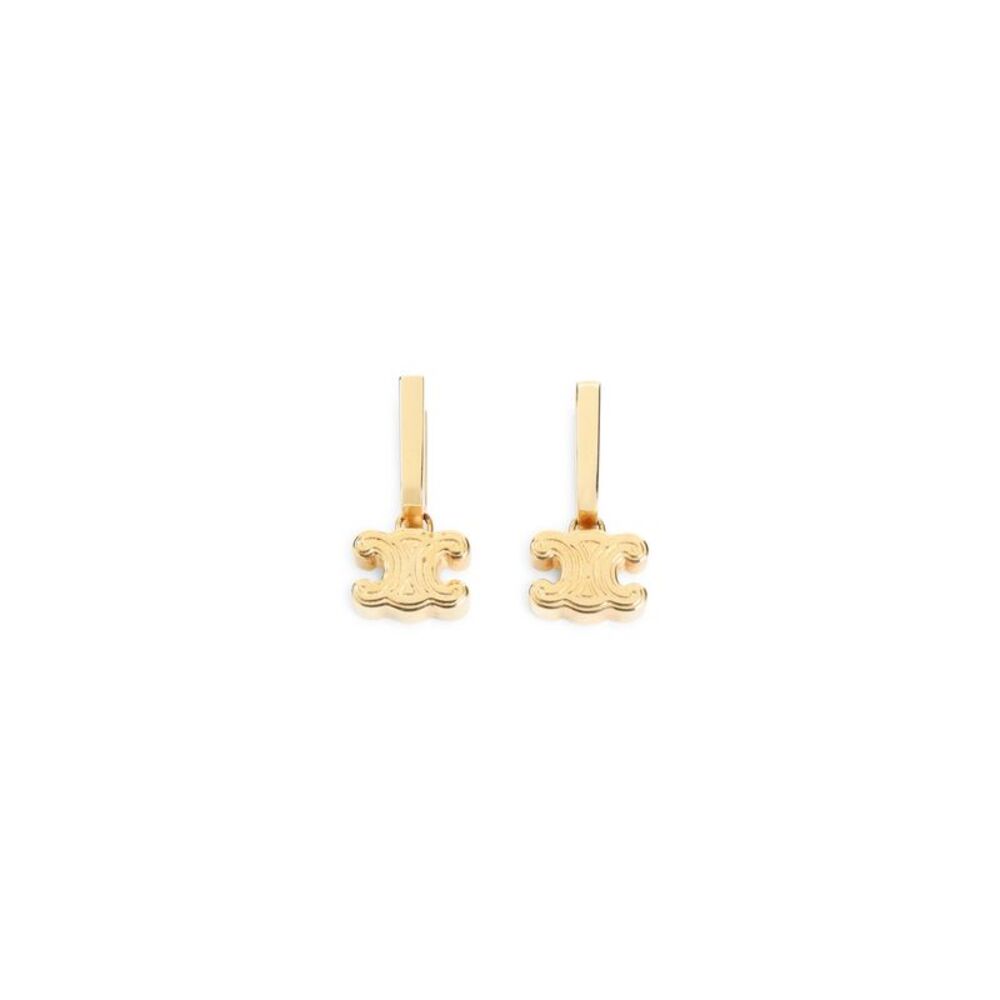 Celine Chunky Triomphe Earrings Women